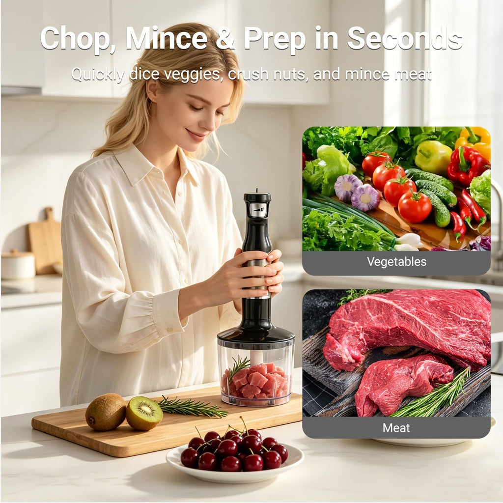 8 in 1 Handheld Immersion Blender