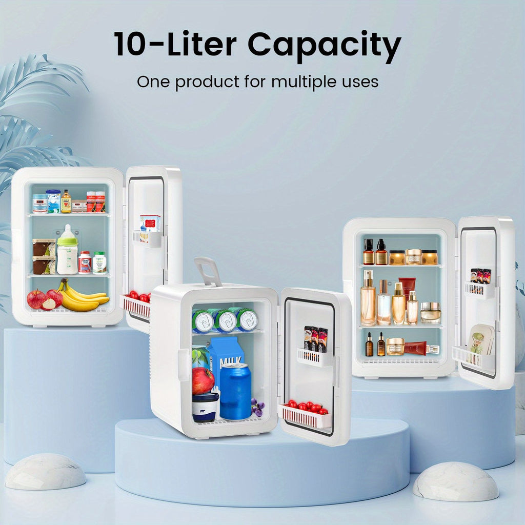 Portable Mini Fridge Cooler for Beverage Food Skincare