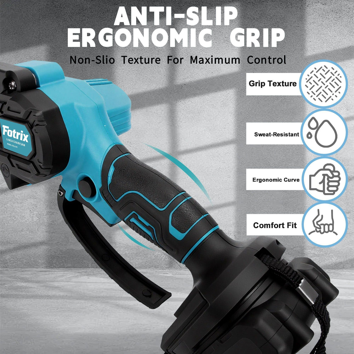 6 Inch Mini Cordless Chainsaw with Storage Case