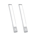 2-Pack White LED Motion Sensor Under Cabinet Light