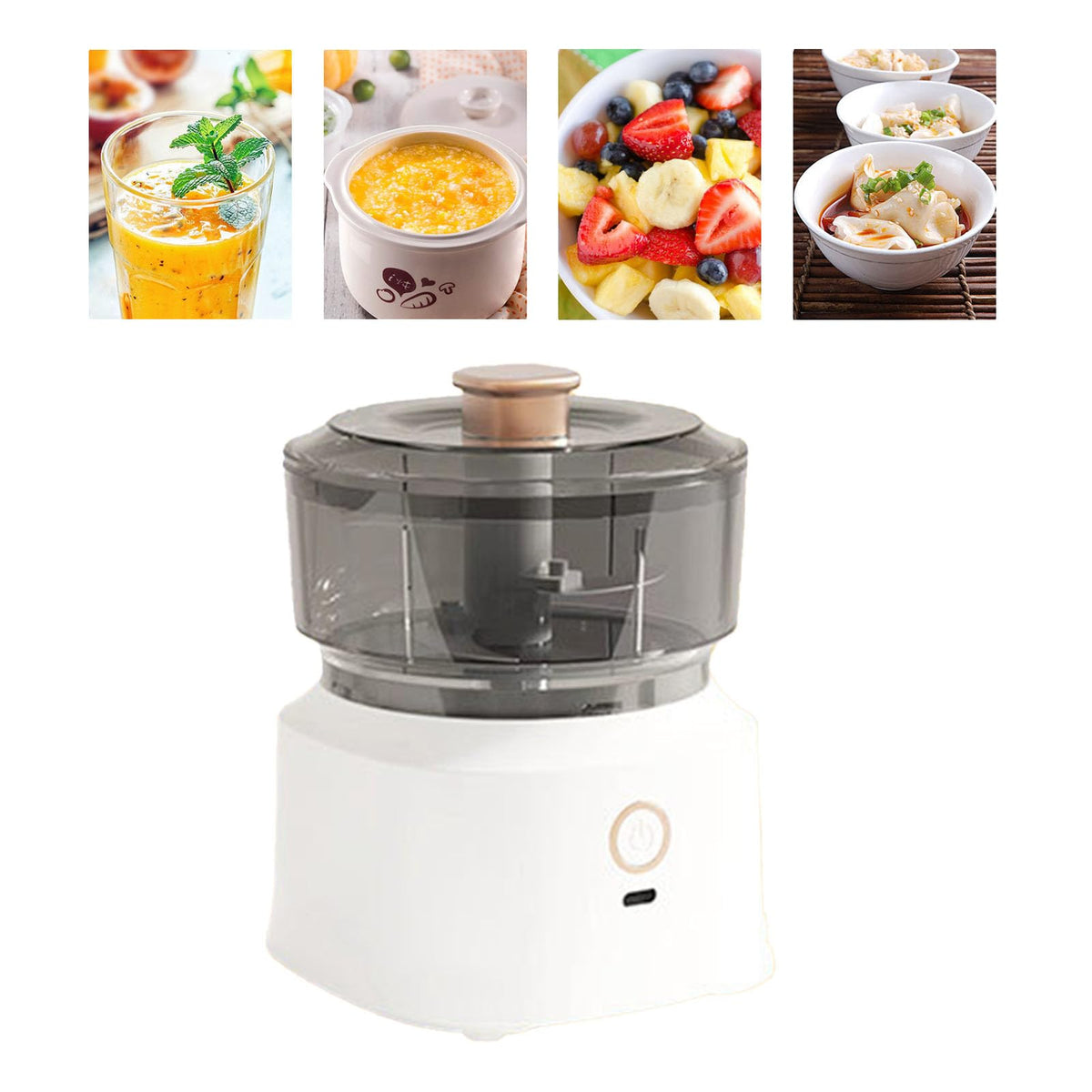 Electric Food Chopper and Meat Grinder Stainless Steel Blades