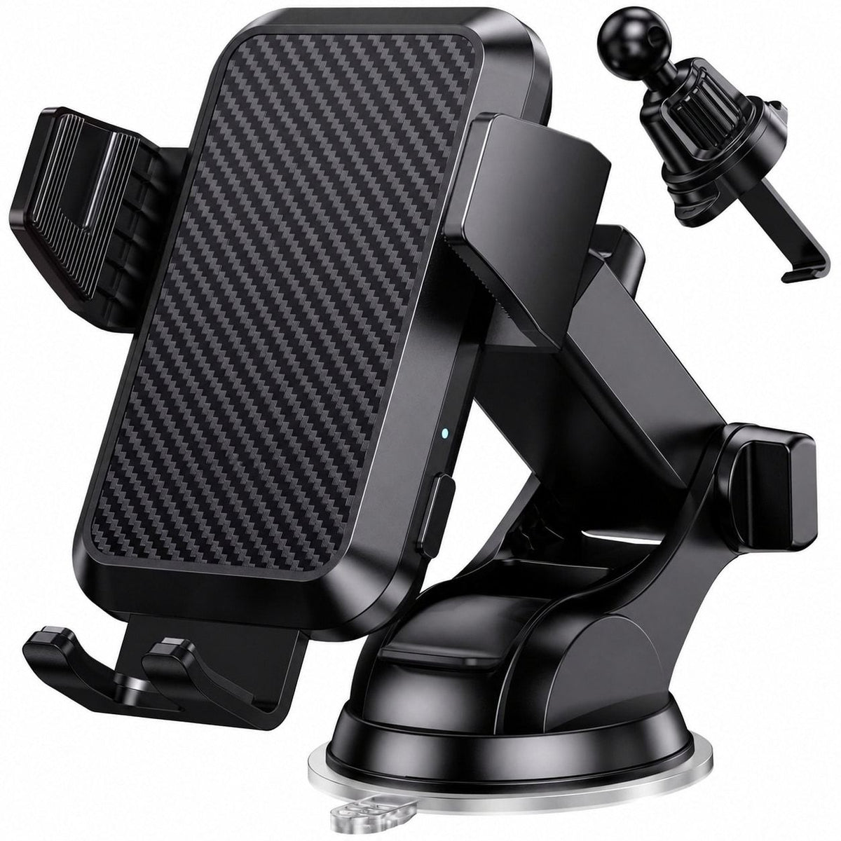 Wireless Car Charger Phone Holder 15W Auto Clamping Mount