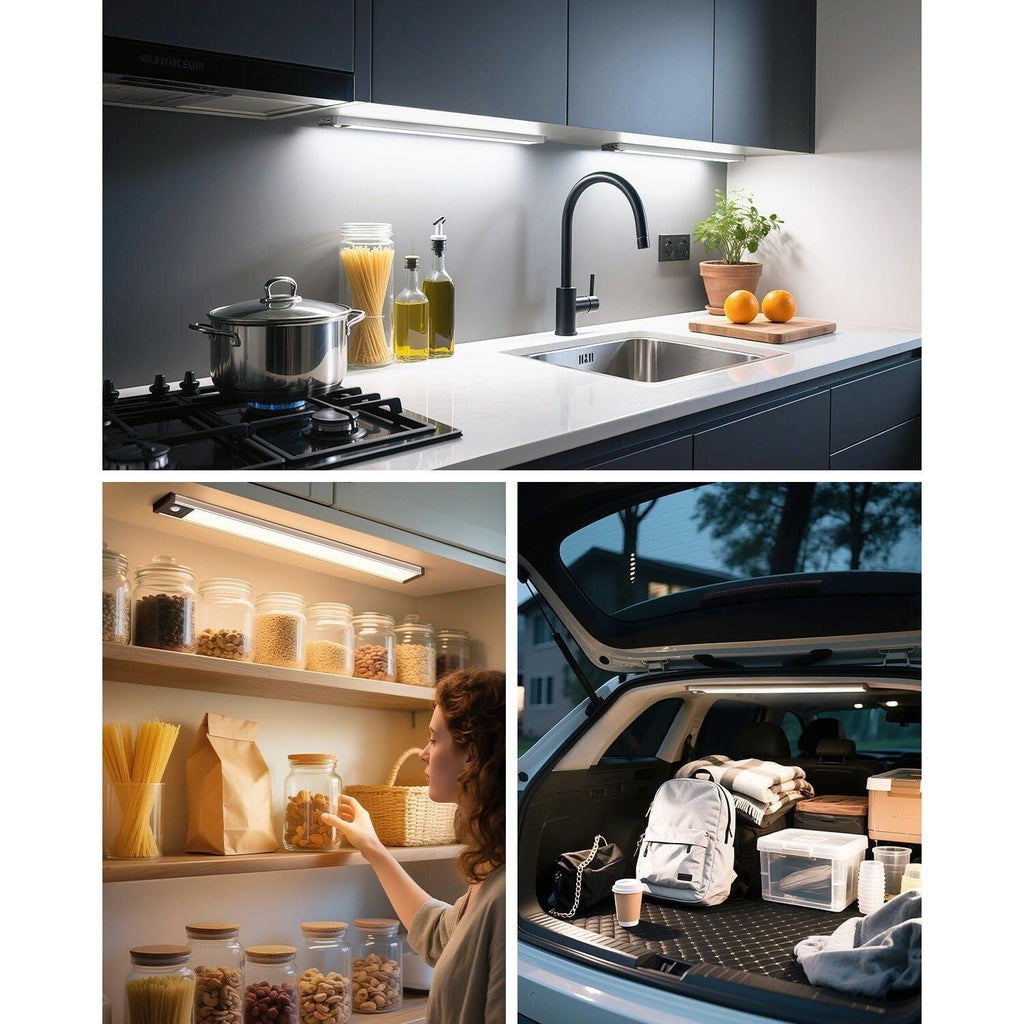 Tradufa Rechargeable Motion Sensor LED Under Cabinet Light