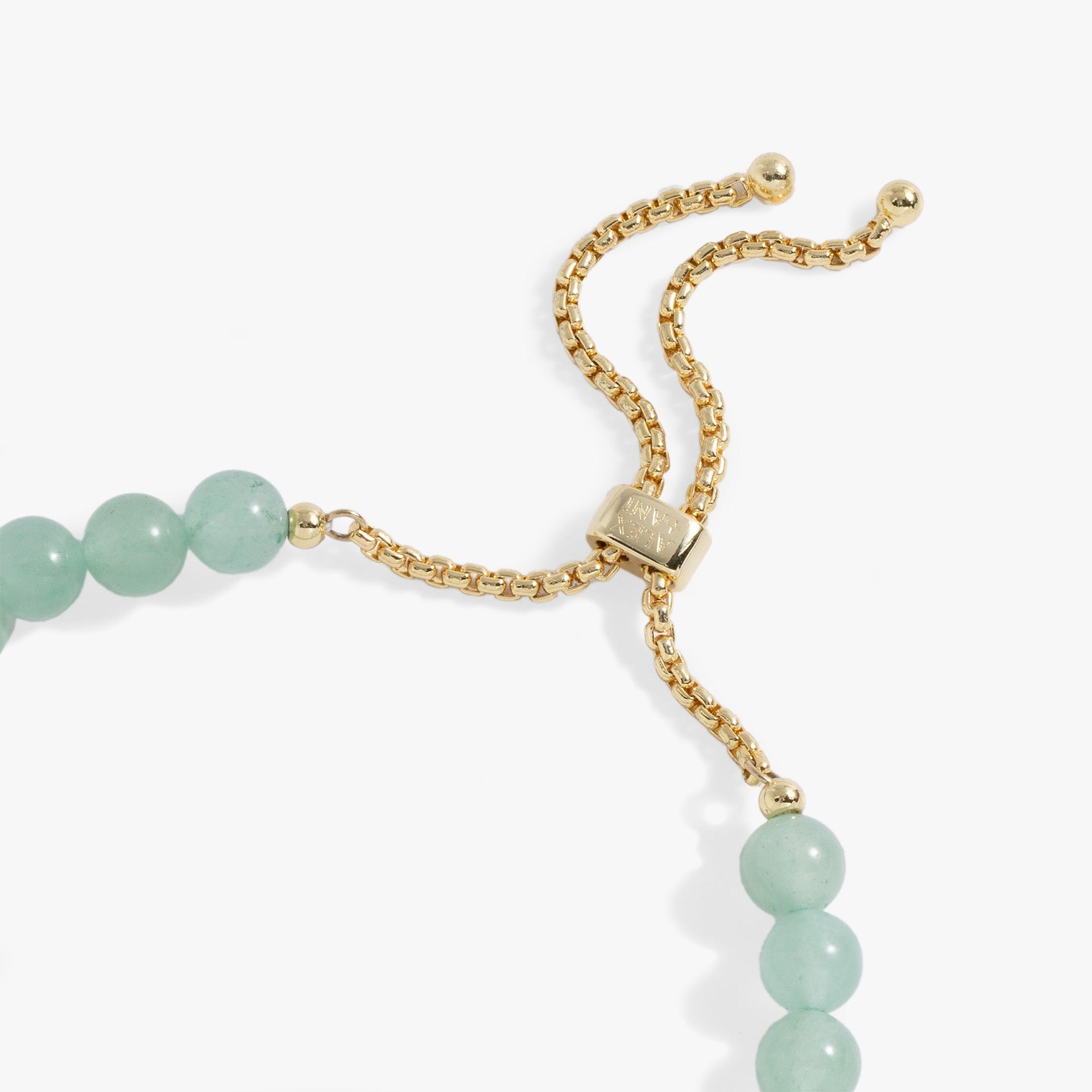 Hummingbird Gemstone Bolo Bracelet with Green Aventurine Beads