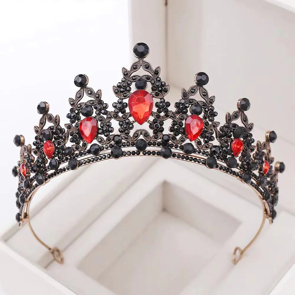 Luxury Rhinestone Bridal Crown Hair Accessory