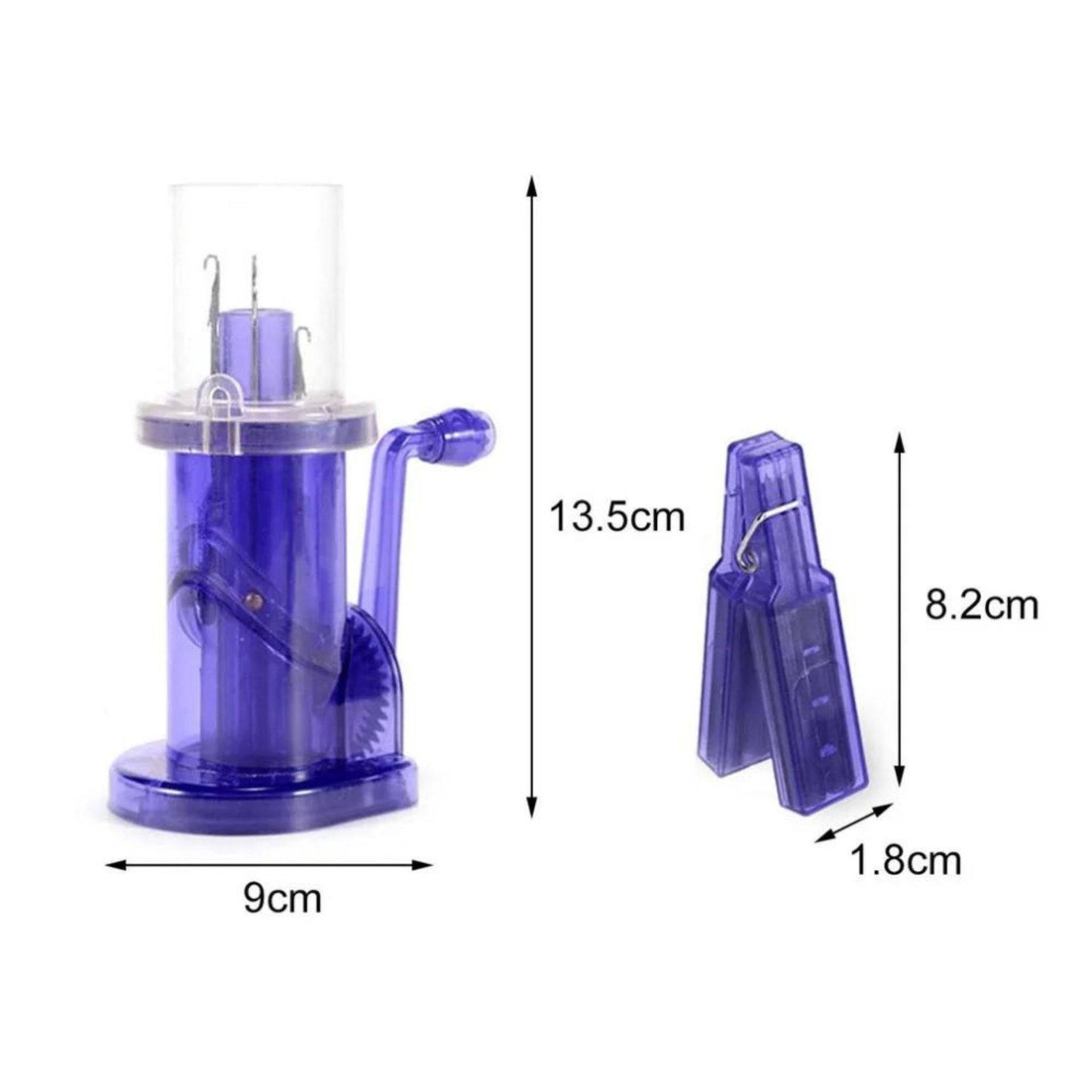 Purple I-Cord Maker Tool - Modern Crafting Utility for Yarn Projects