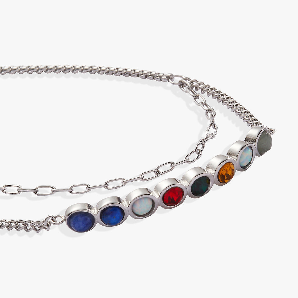 I Love You Acrostic Hidden Message Adjustable Bolo Bracelet