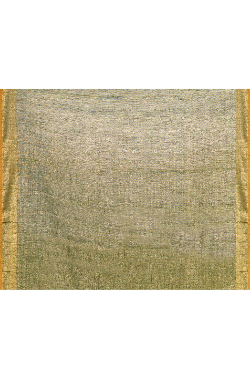 Moss Green Embellished Tissue Jamdani Saree for Elegant Occasions