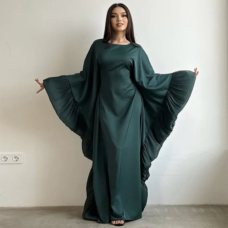 Lace Sleeve Patchwork Kimono Robe