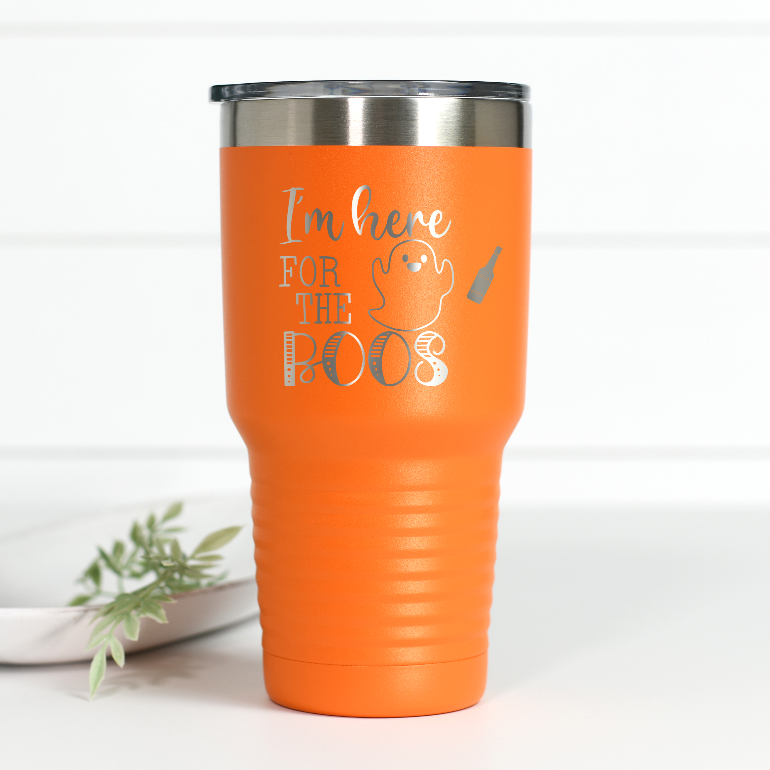I'm Here For The Boos 30 oz Engraved Tumbler