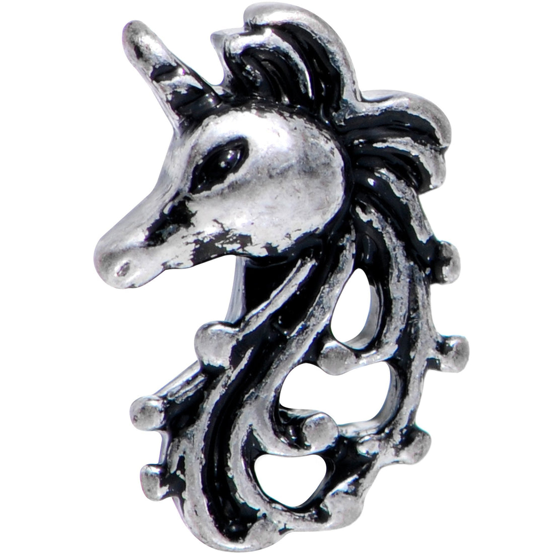16G 1/4 Majestic Unicorn Cartilage Tragus Earring