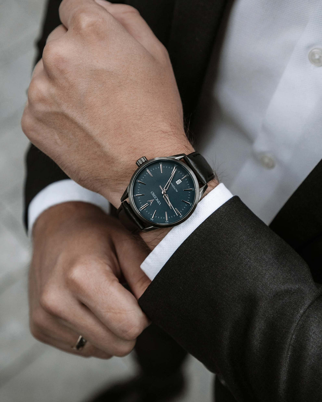 Icon Automatic Set in Gunmetal and Slate Two-Piece Matching Outfit