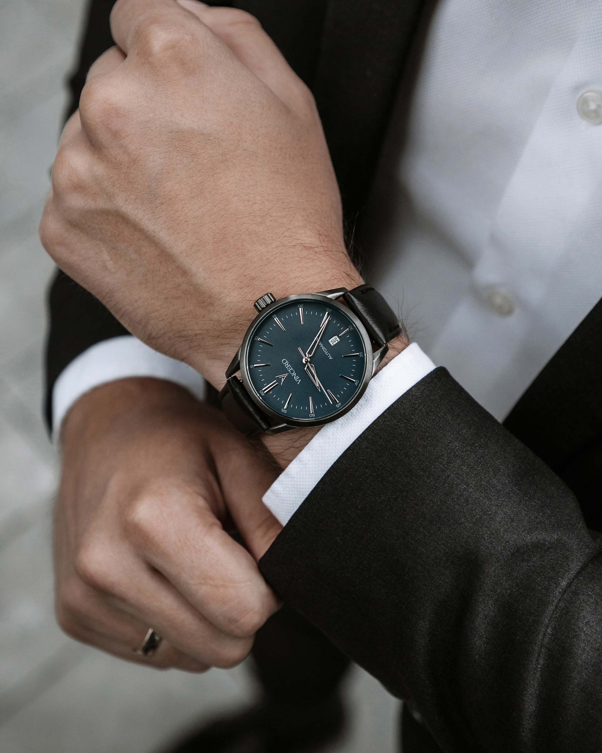 Icon Automatic Set in Gunmetal and Slate Two-Piece Matching Outfit