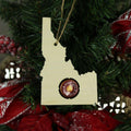 Idaho Beer Cap Map Ornaments