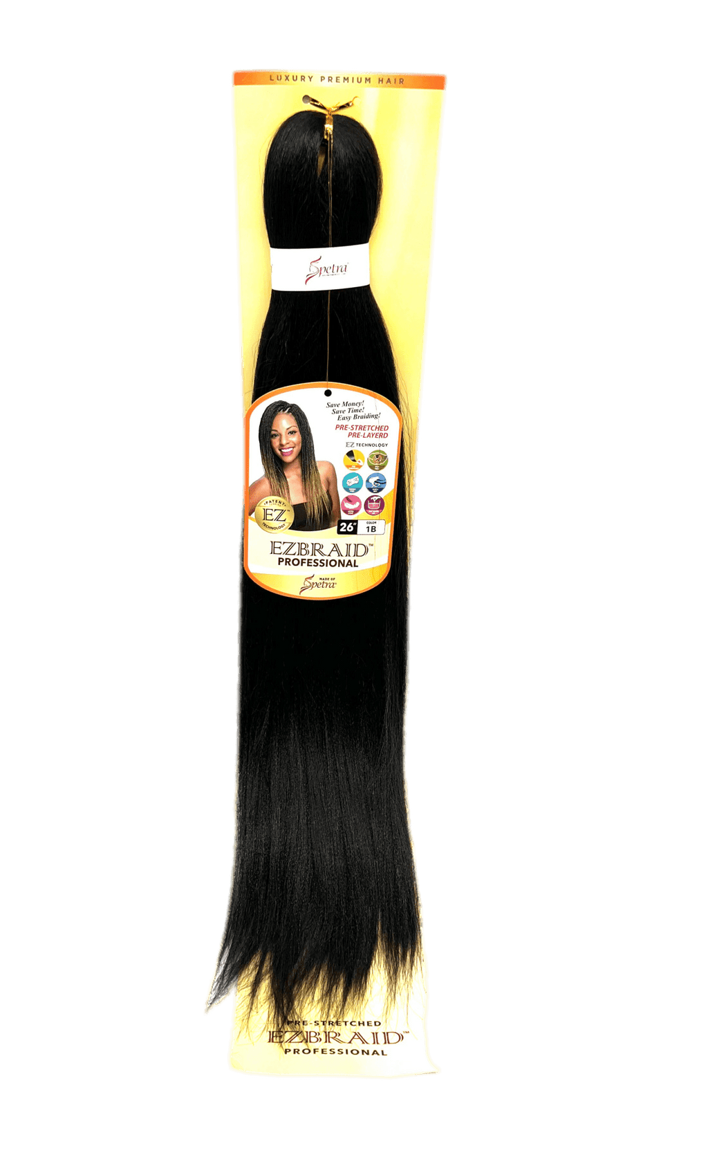 Spetra EZ Braid Professional Pre-stretched Braiding Hair 26 Inch