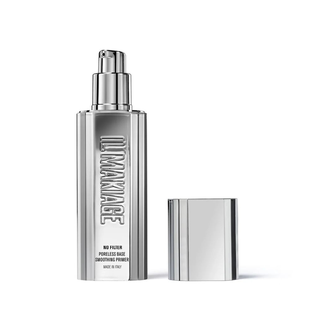 IL MAKIAGE No Filter Poreless Base Smoothing Primer in a silver bottle