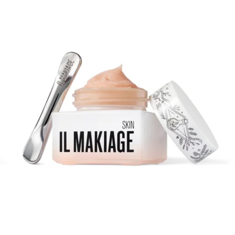 IL Makiage Power Redo Anti-Aging Blur & Smooth Wrinkle Filler in white and pale-pink packaging