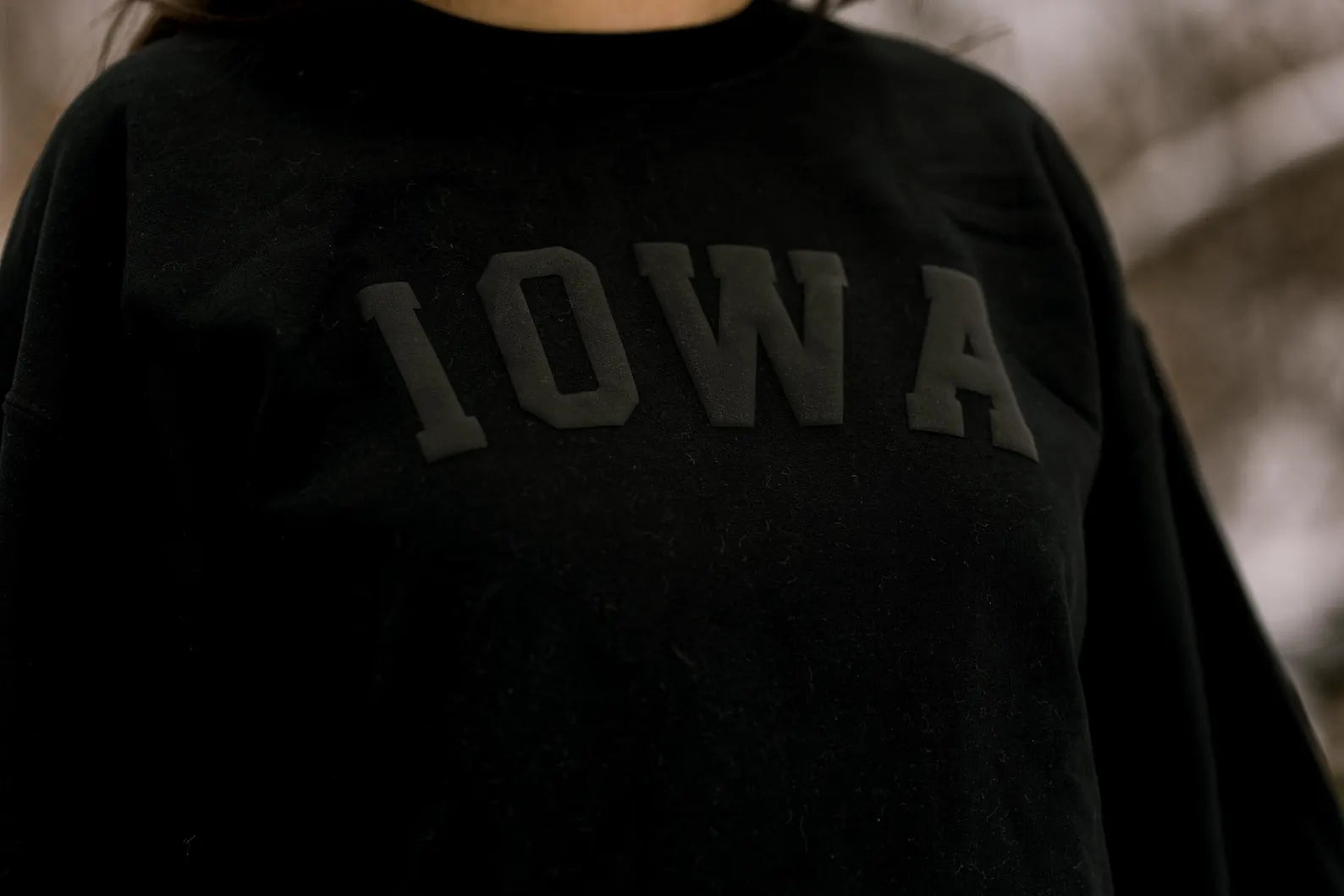 Custom Embossed City State or Area Code Name Sweatshirt