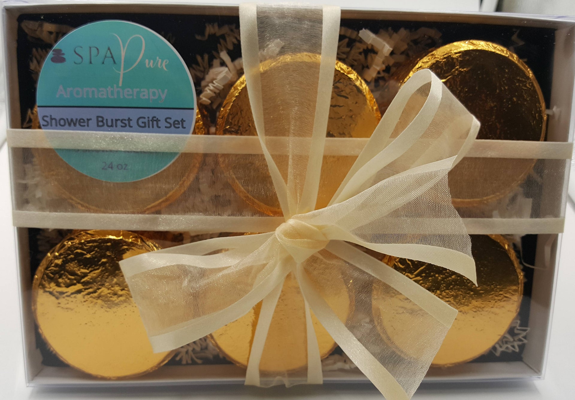 Gift Set with 6 Aromatherapy Shower Tablets - Best Sellers - 100% Essential Oil Blends