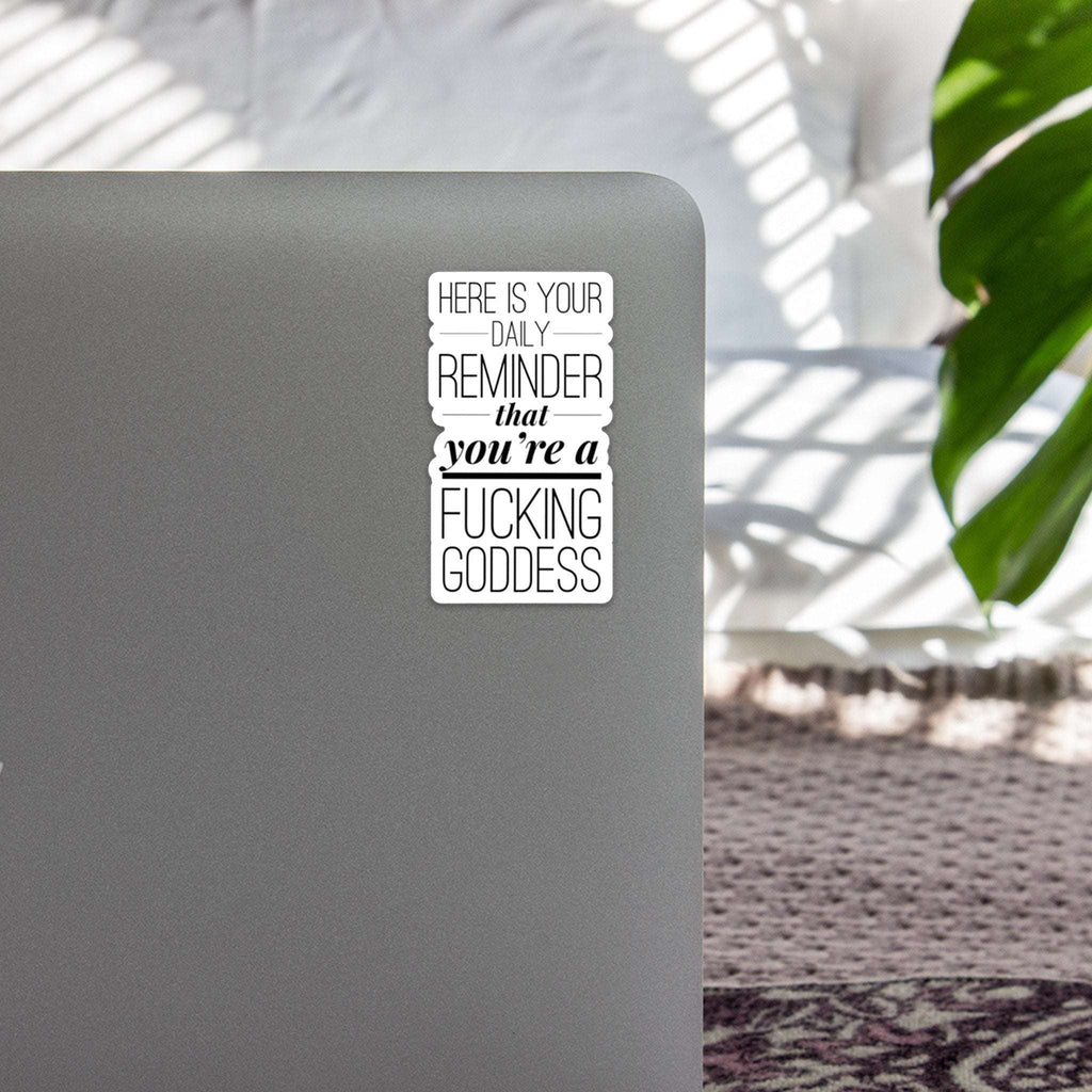 Goddess Reminder Sticker