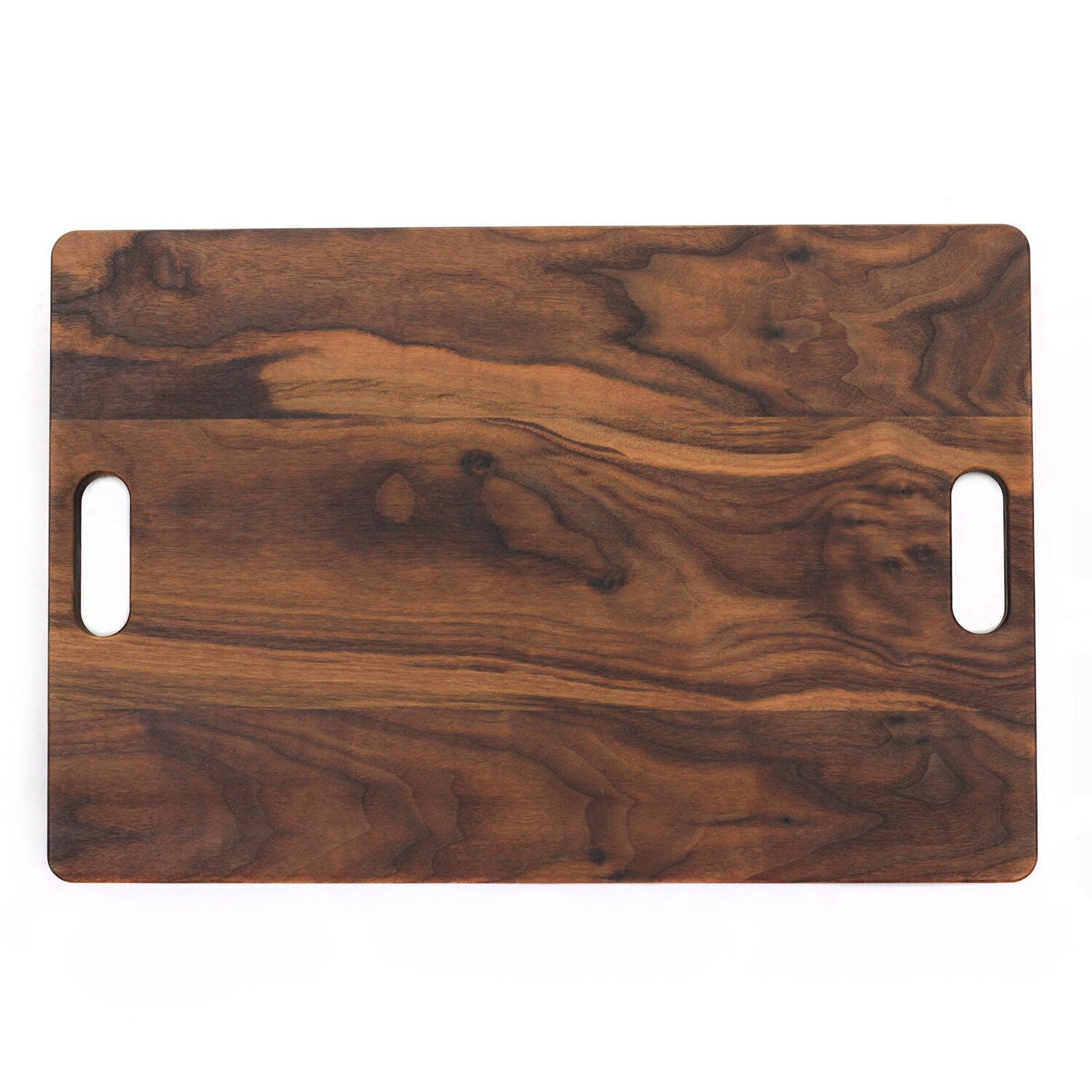 Father’s Day Butcher's Guide Custom Cutting Board, 18" x 12" Walnut Cutting Board, Juice Groove, Serving Tray, Gift for Dad, Made in the USA