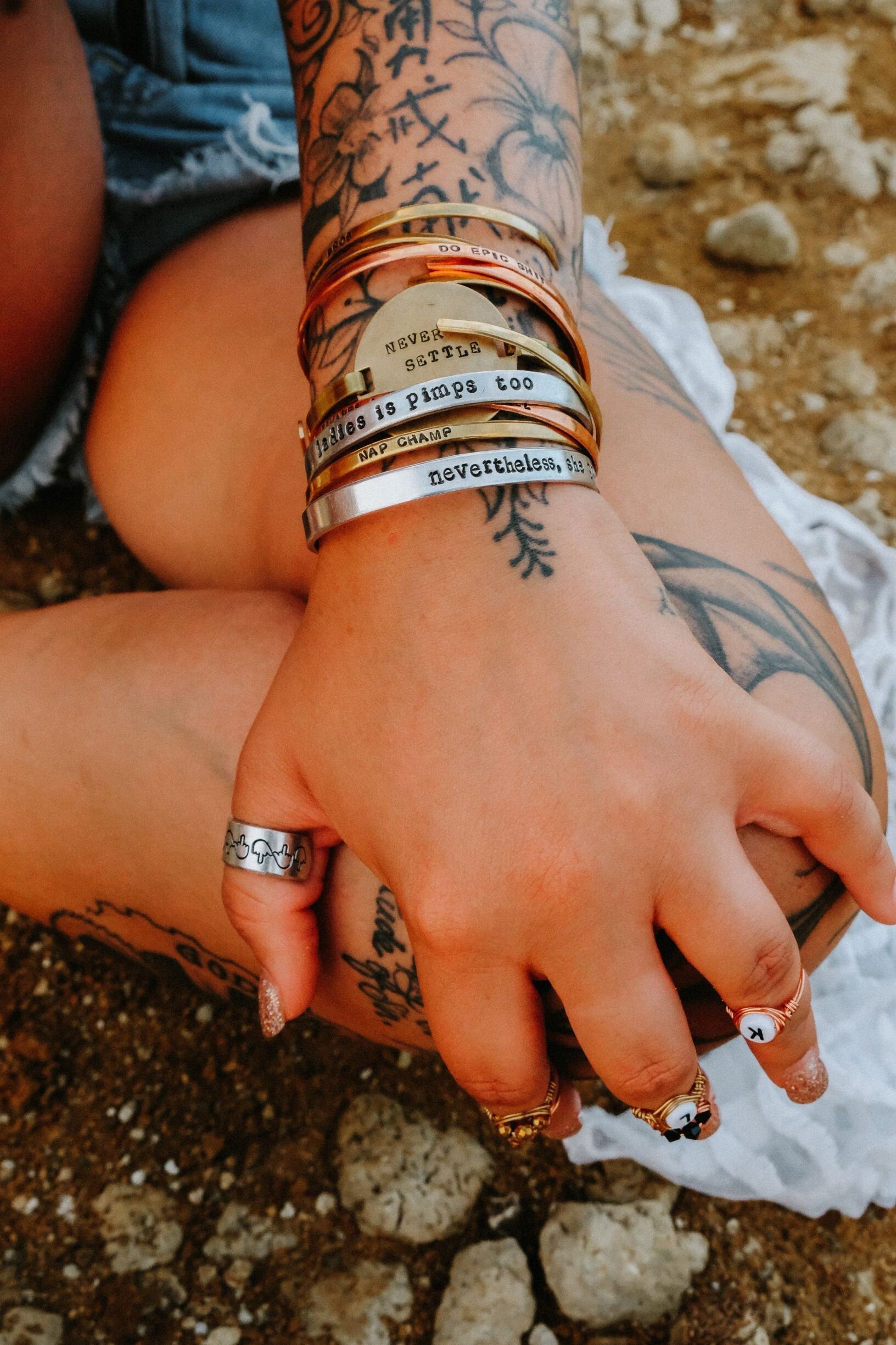 Magen David Middle Finger Ring