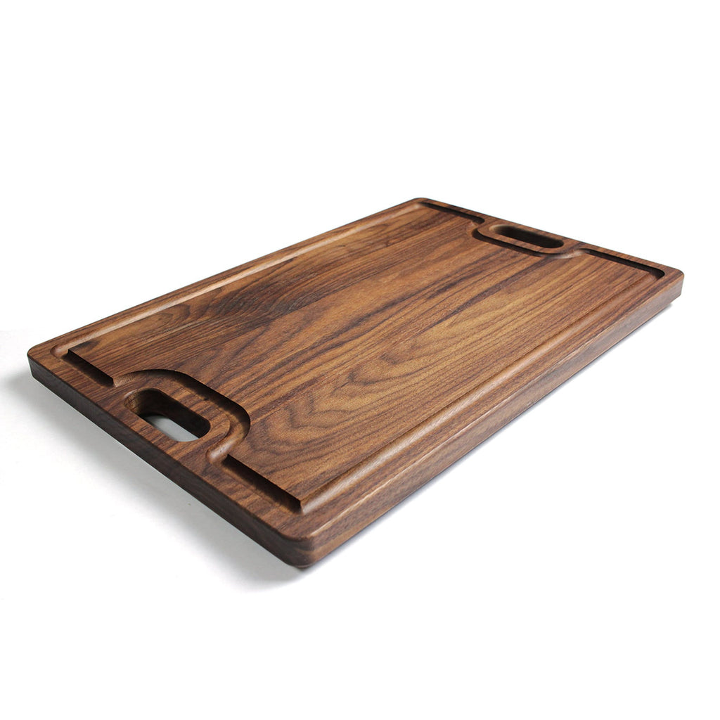 Personalized Cutting Board Wedding Gift, Monogrammed Cutting Board 18" x 12" With Juice Groove and Handles, Christmas, USA Made