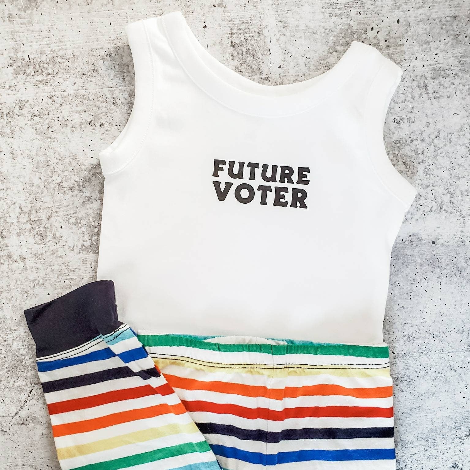 FUTURE VOTER Baby Bodysuit or Toddler Tee Shirt