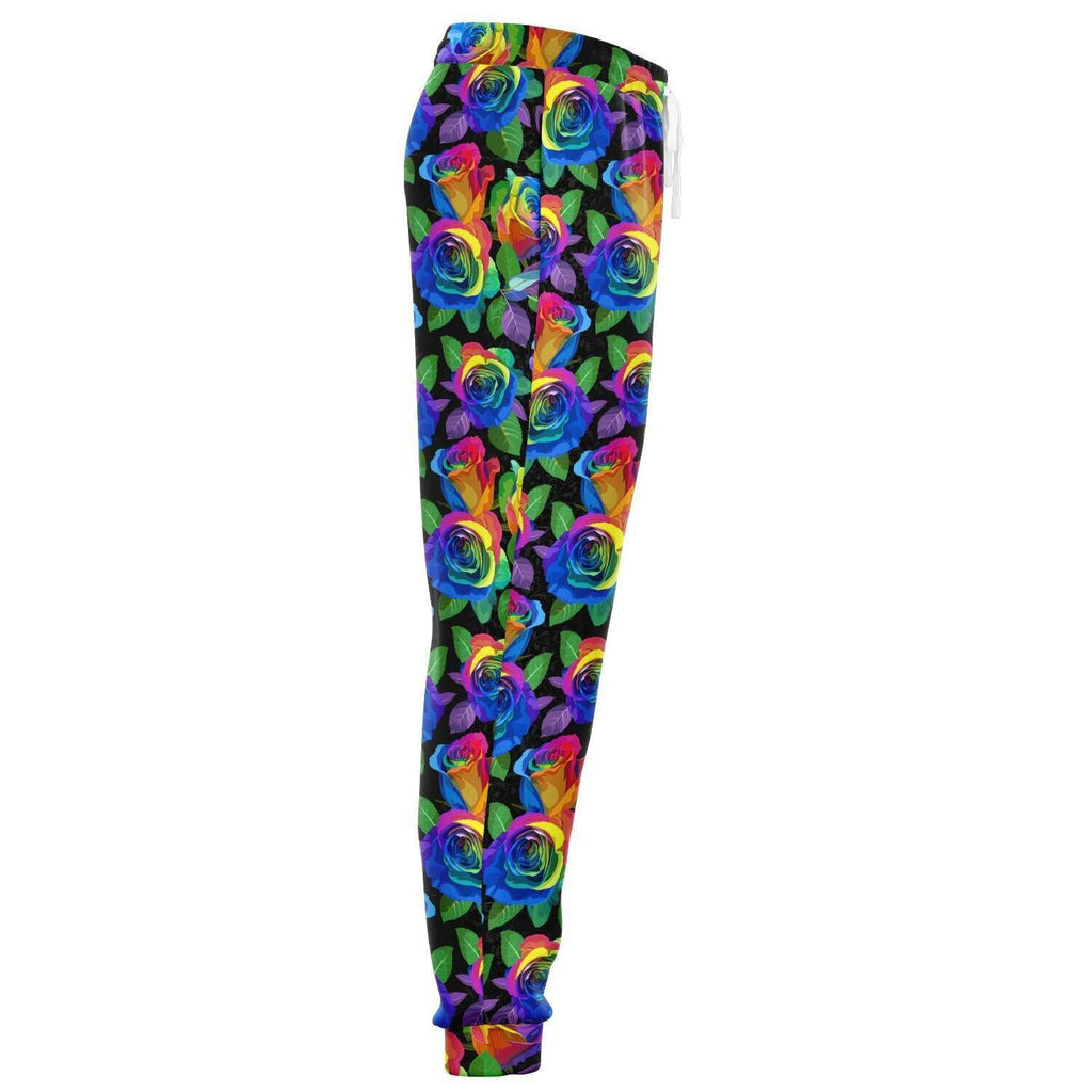 Rainbow Rose Joggers Ready  to Ship