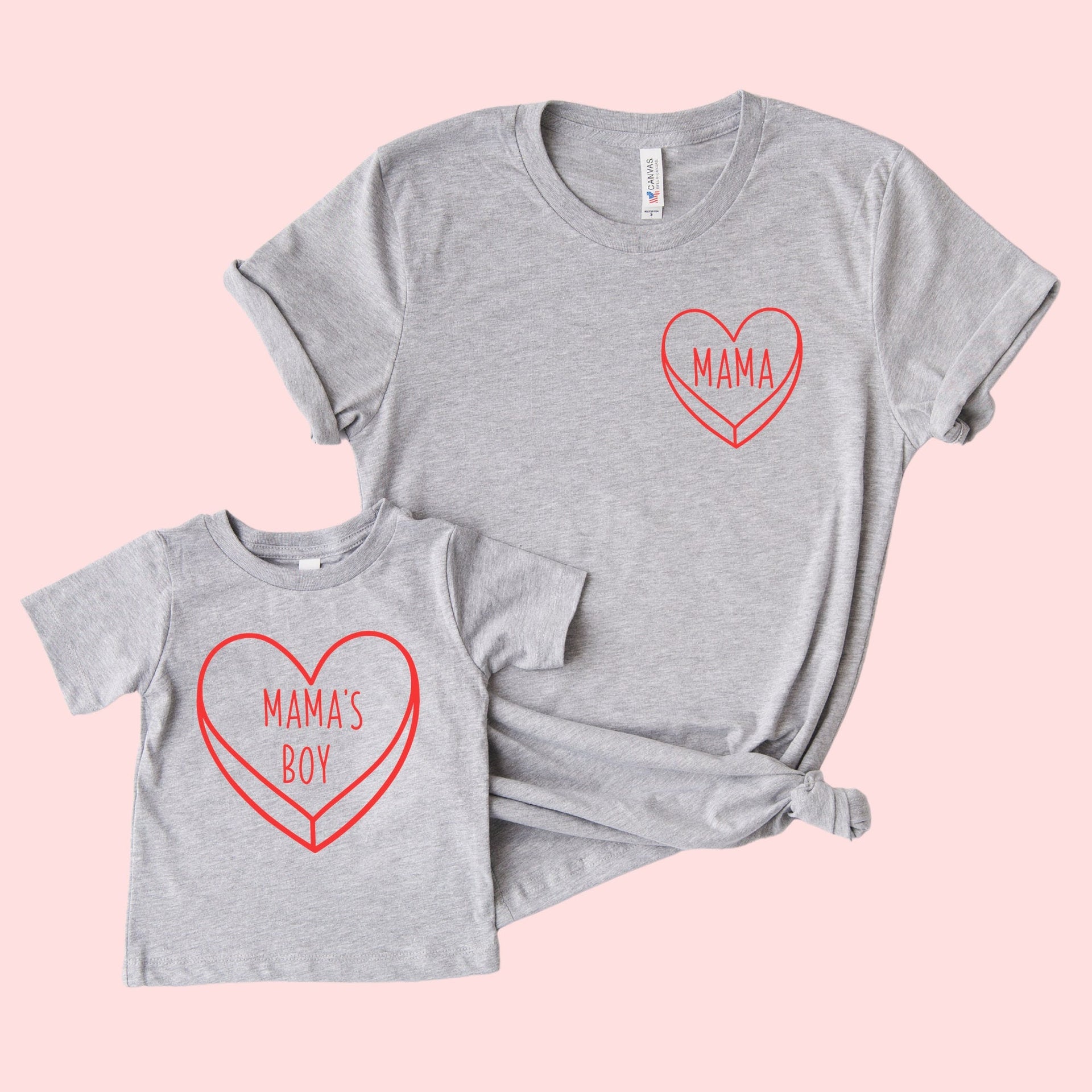Mama and Mama's Boy Candy Hearts Set