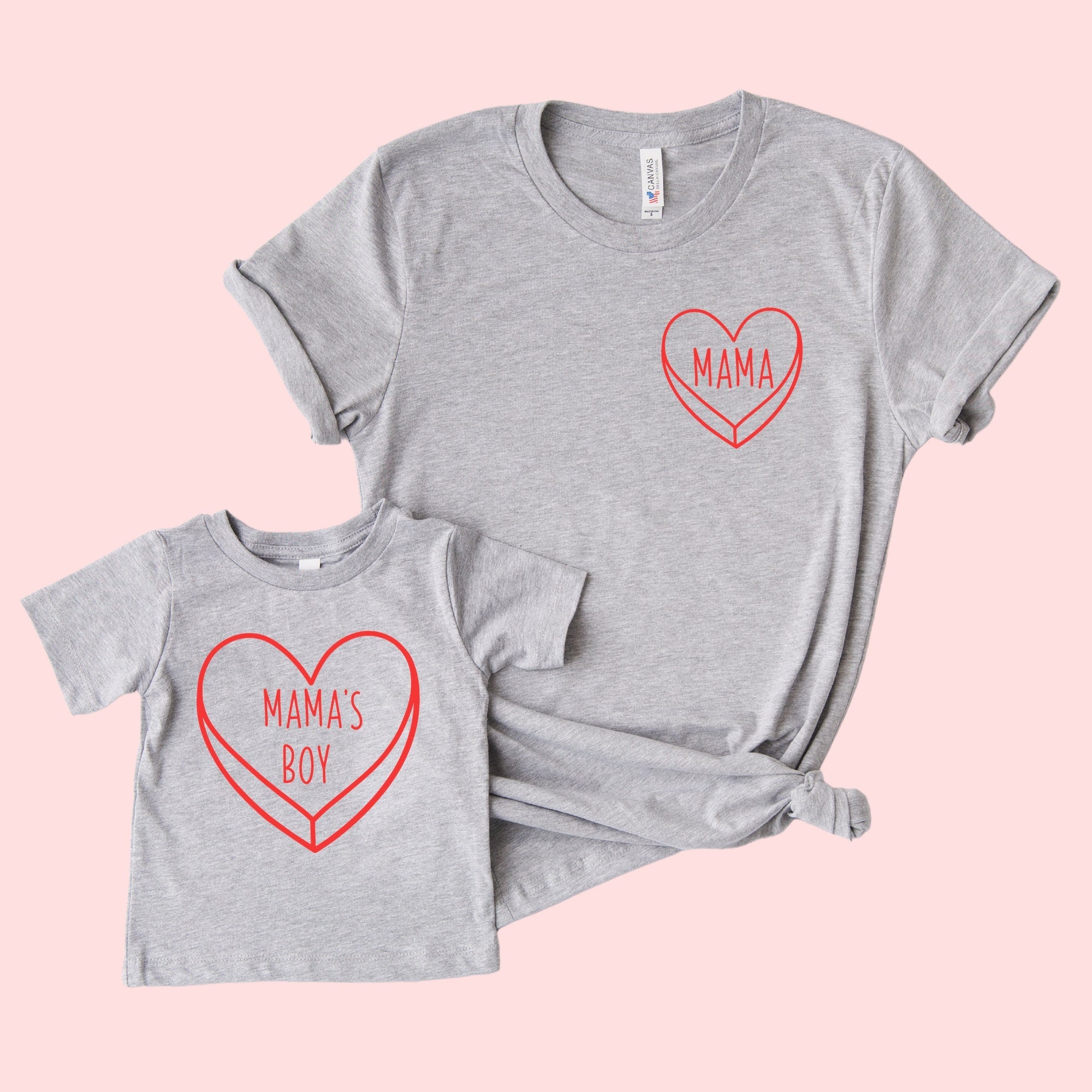 Mama and Mama's Boy Candy Hearts Set