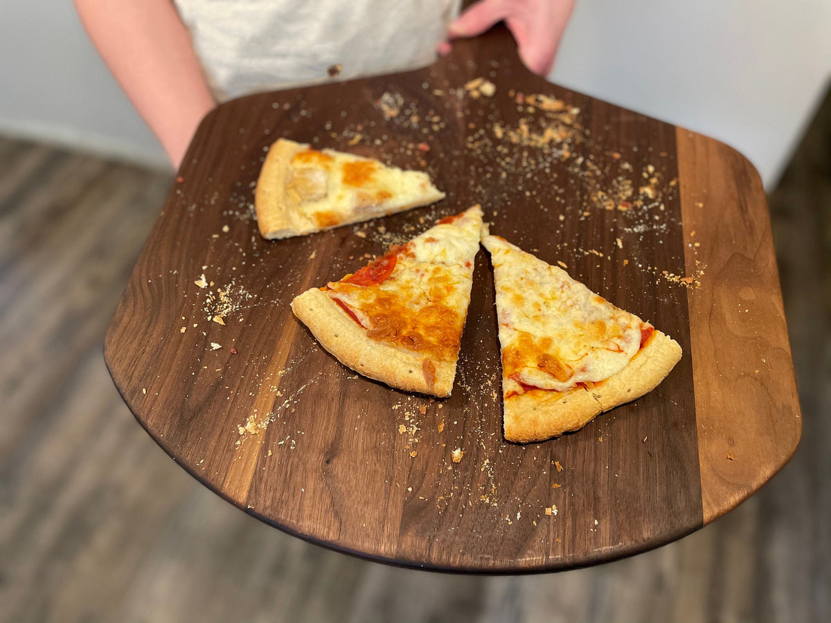 Personalized Pizza Peel, Large 22" x 16" Walnut American Hardwood, Personalized Pizza Board, Pizza Paddle, Pizza Shovel, Wood Pizza Peel