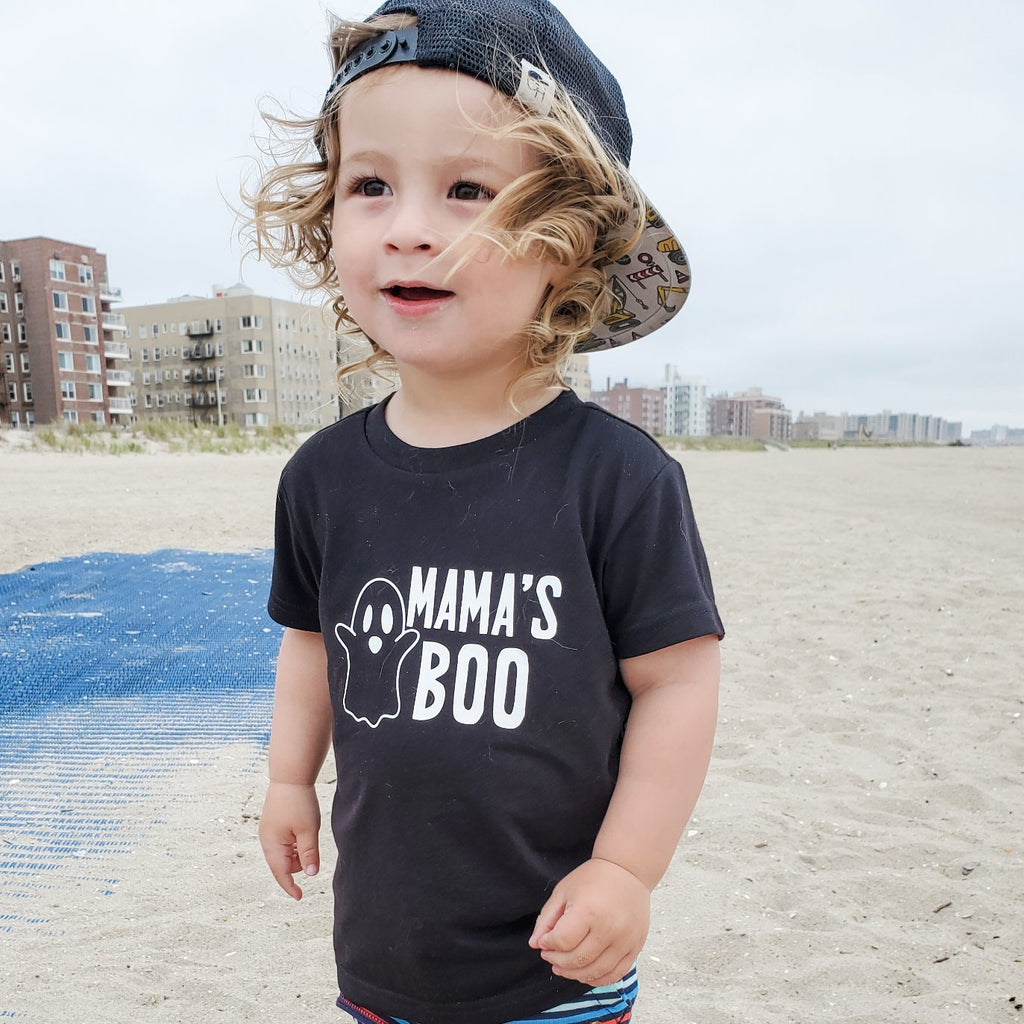 Halloween Mama's Boo and Daddy's Ghoul Baby and Toddler Tee