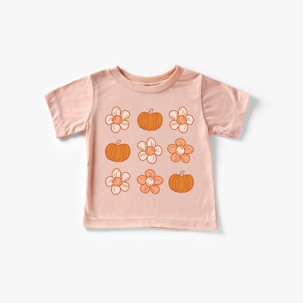 Pumpkins and Flowers