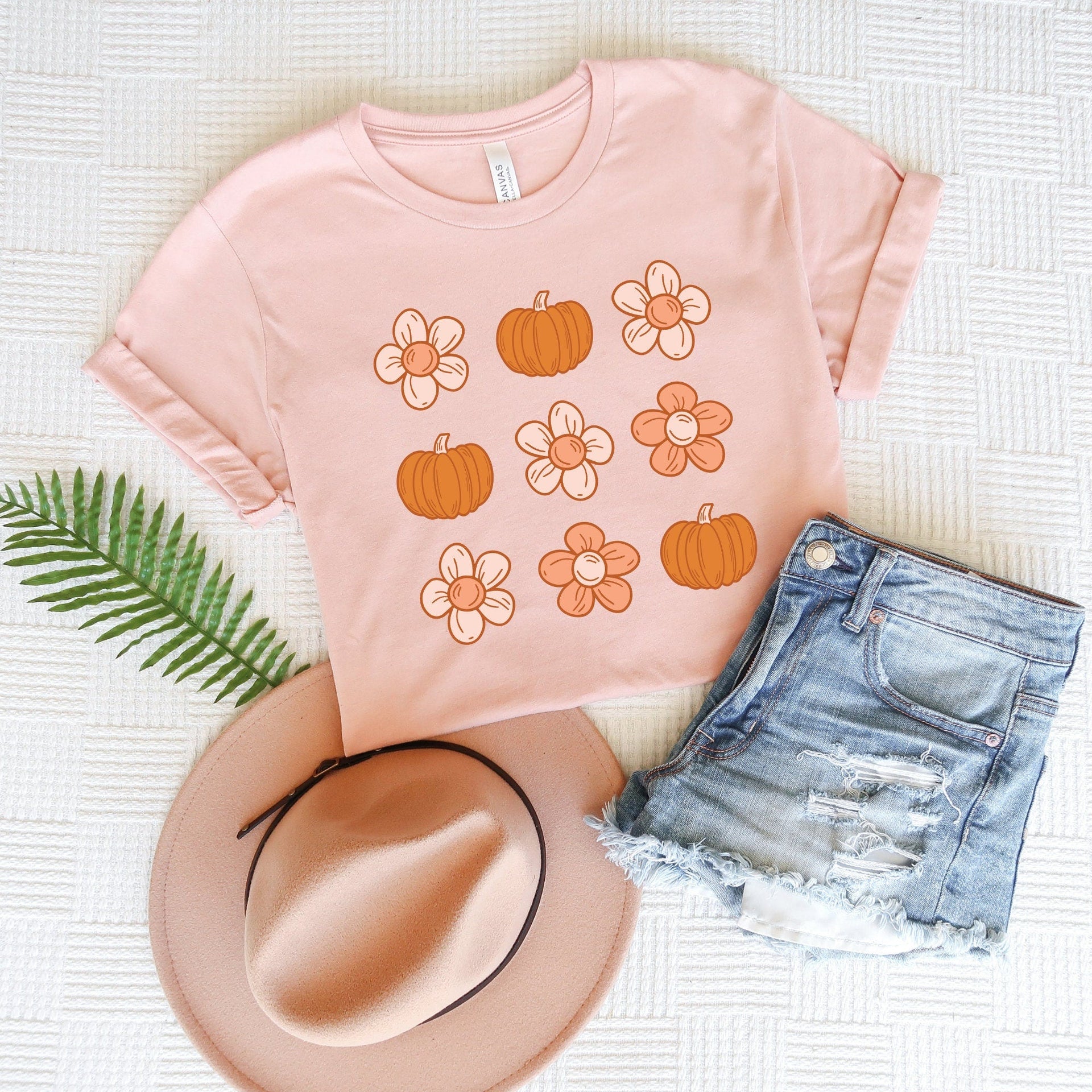 Pumpkin and Flowers