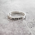 BADASS Sterling Silver Ring