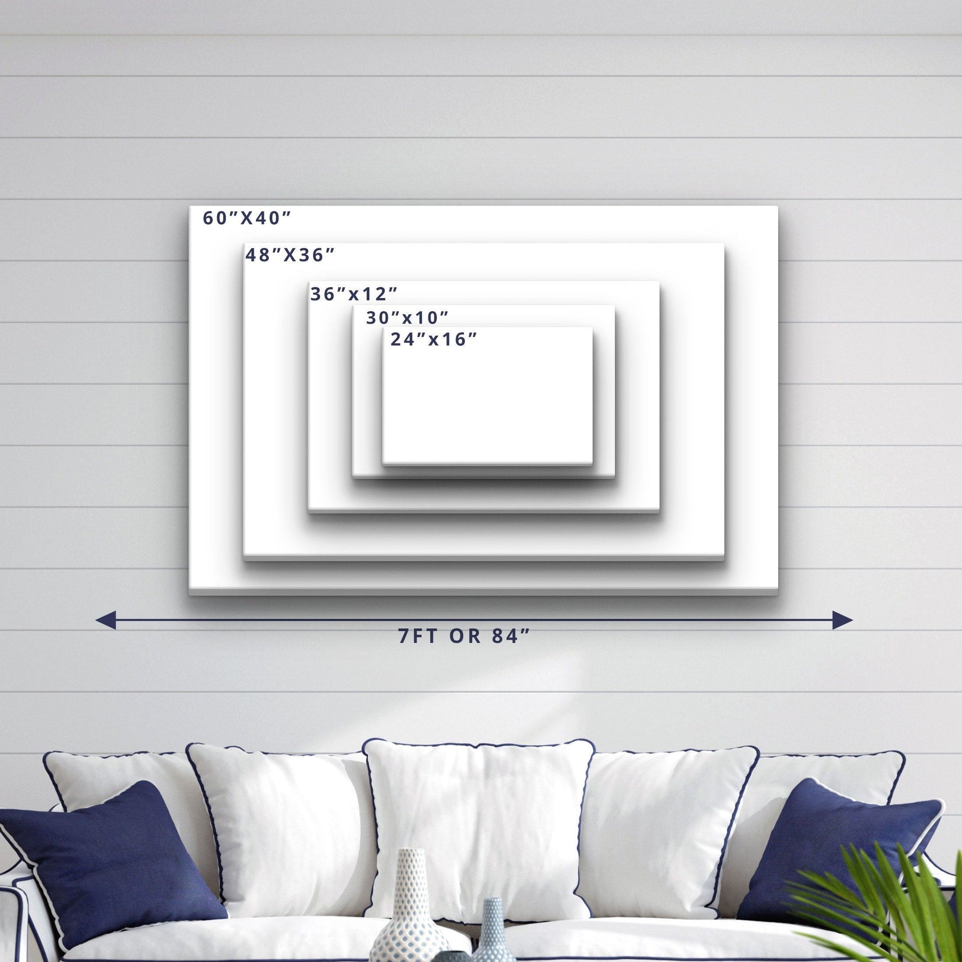 Nantucket Latitude Longitude Maritime Flag Coastal Wall Art
