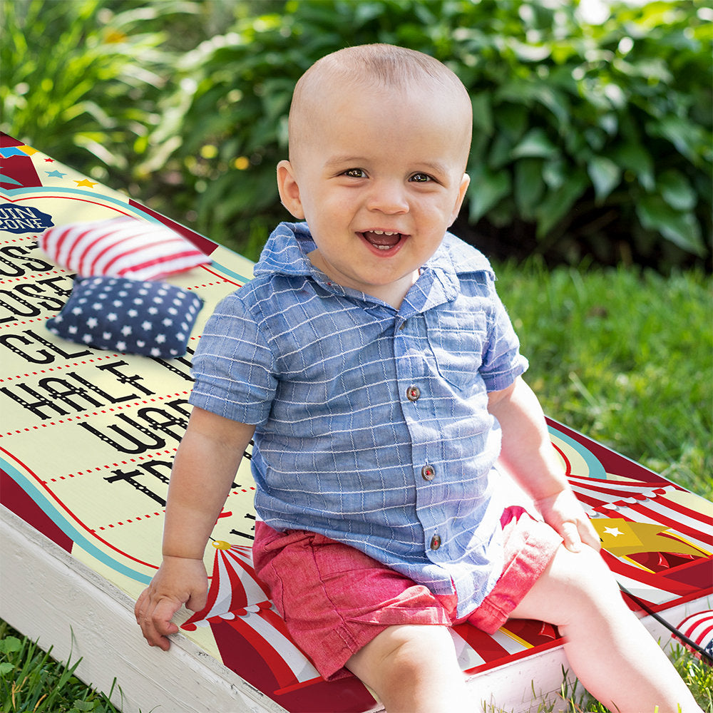 Carnival - Cornhole Board Wrap - Set of 2