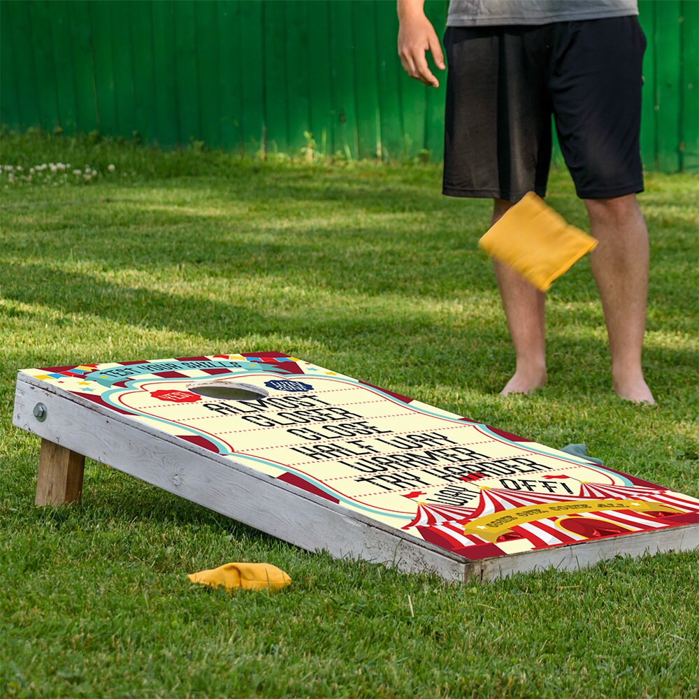 Carnival - Cornhole Board Wrap - Set of 2