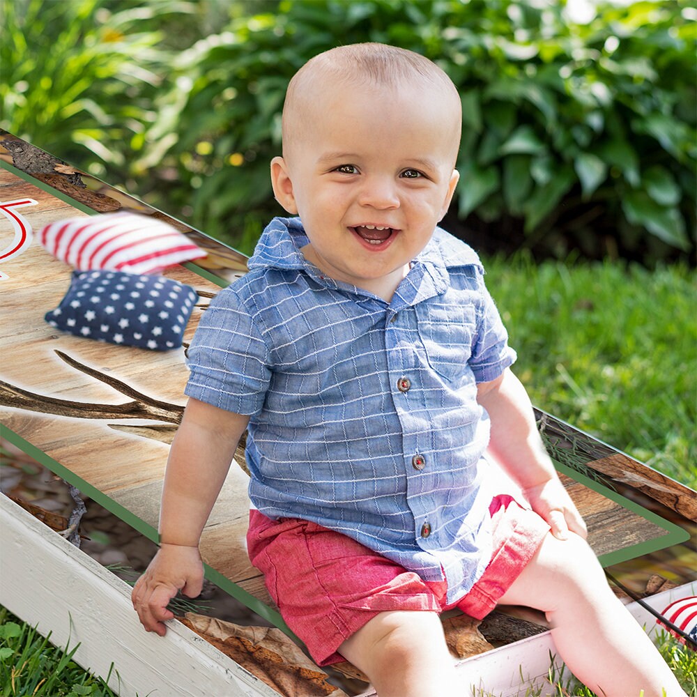 Deer Hunting - Cornhole Board Wrap - Set of 2