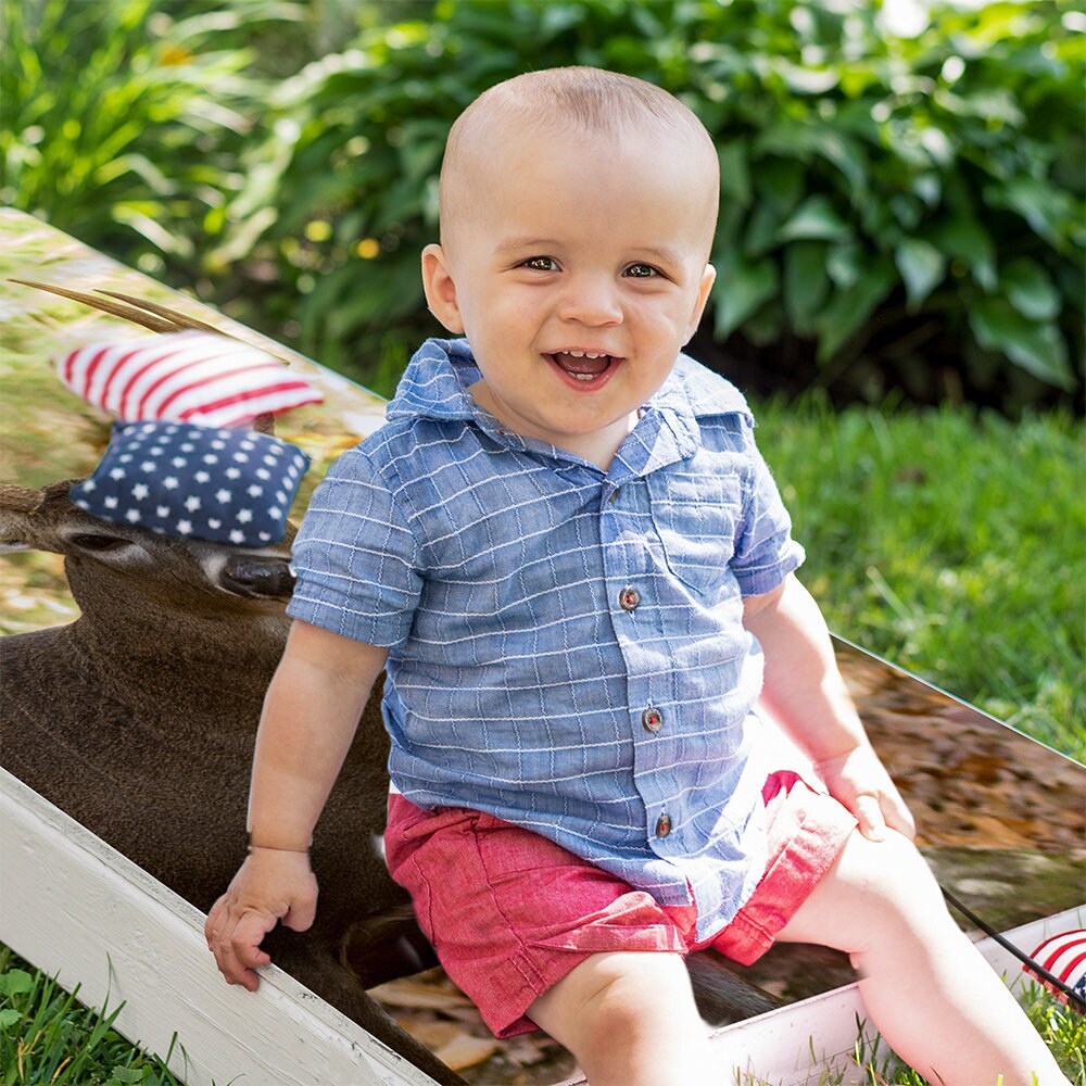 Deer In The Woods - Cornhole Board Wrap - Set of 2