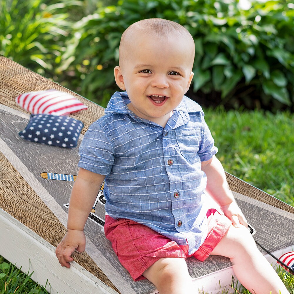 Lake Life - Cornhole Board Wrap - Set of 2