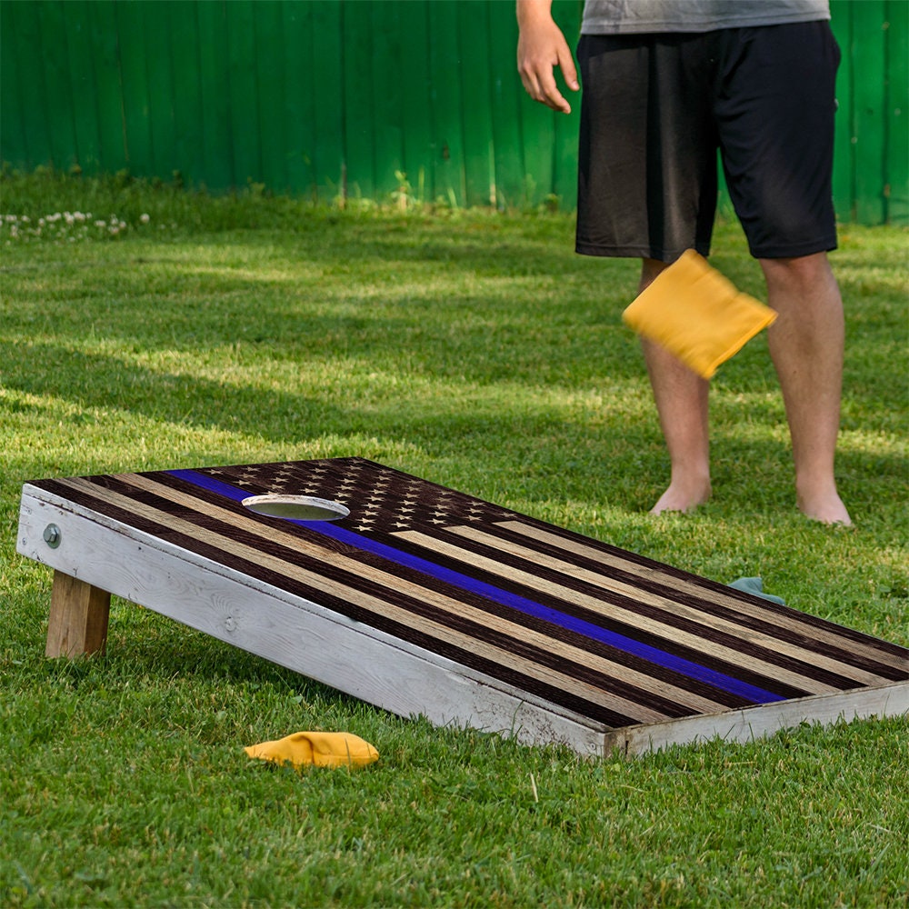 Police Support - Cornhole Board Wrap - Set of 2