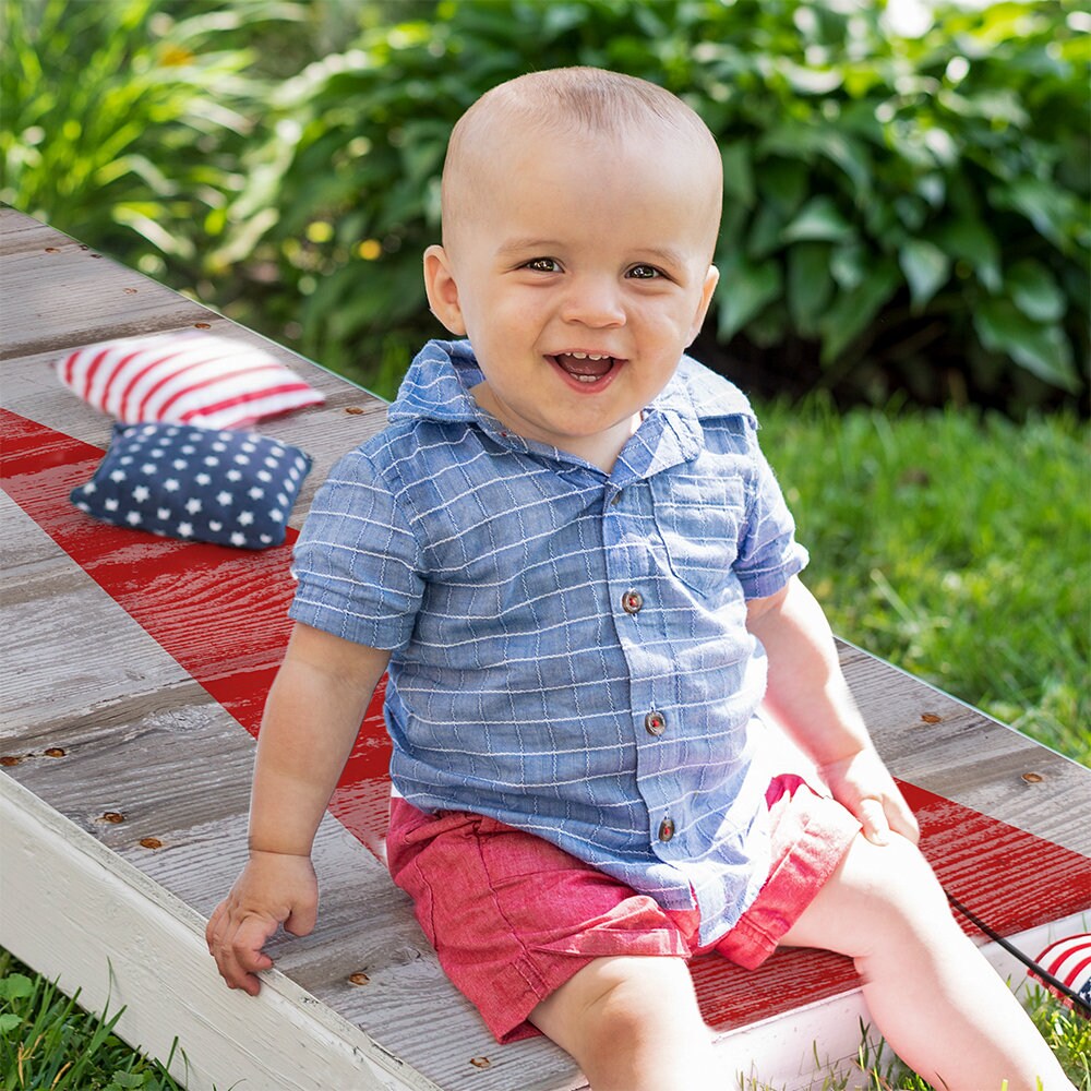 Red Arrow - Cornhole Board Wrap - Set of 2