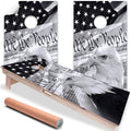 We The People Flag - Cornhole Board Wrap - Set of 2