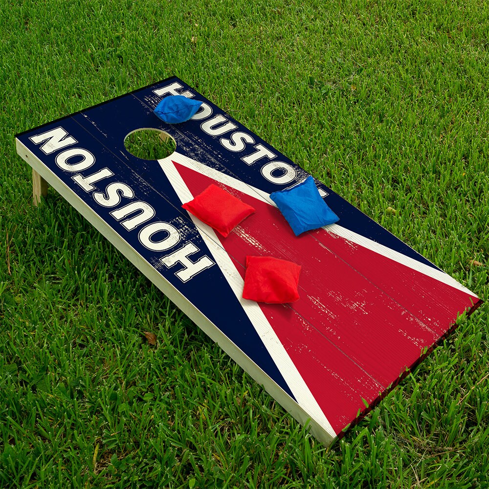 Houston Football - Cornhole Board Wrap - Set of 2