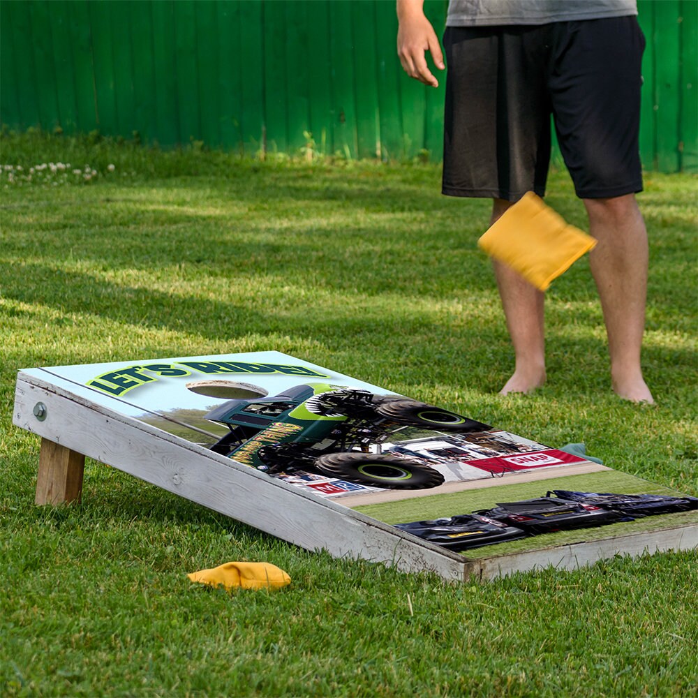 Monster Truck Off-road - Cornhole Board Wrap - Set of 2