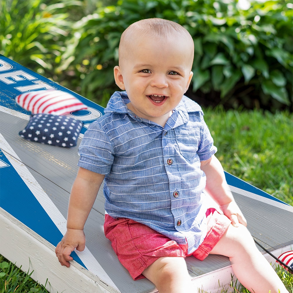 Detroit Football - Cornhole Board Wrap - Set of 2