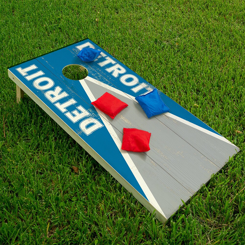 Detroit Football - Cornhole Board Wrap - Set of 2