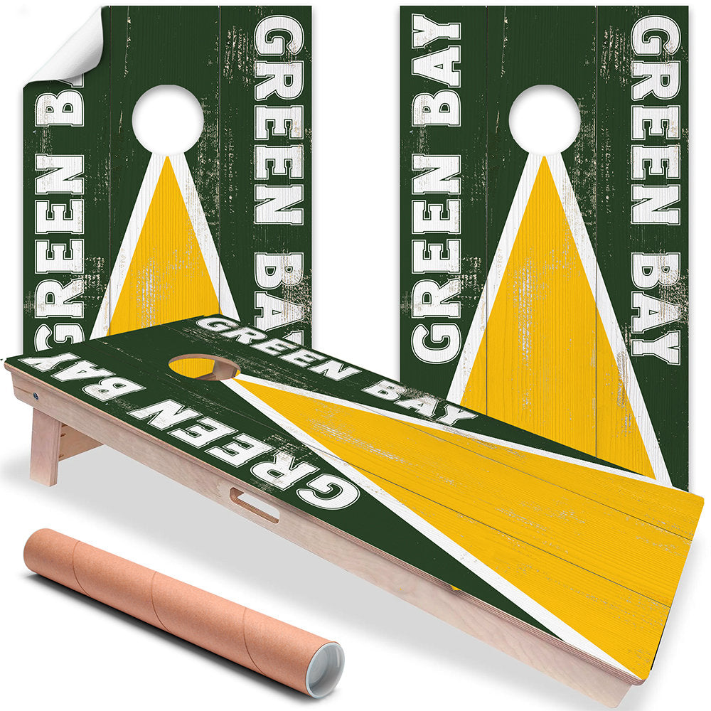 Green Bay Football - Cornhole Board Wrap - Set of 2